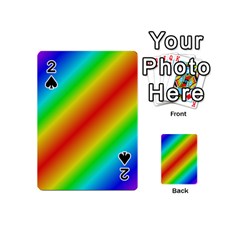 Background Diagonal Refraction Playing Cards 54 (mini)