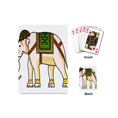Elephant Indian Animal Design Playing Cards (mini)