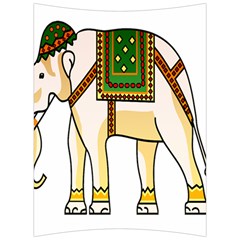 Elephant Indian Animal Design Back Support Cushion by Sudhe