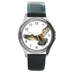 Eagle Round Metal Watch