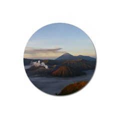 Sunrise Mount Bromo Tengger Semeru National Park  Indonesia Magnet 3  (round)