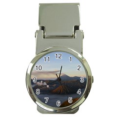 Sunrise Mount Bromo Tengger Semeru National Park  Indonesia Money Clip Watches