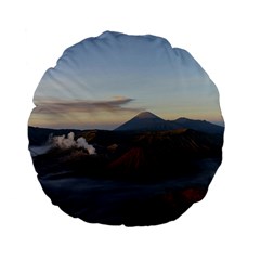 Sunrise Mount Bromo Tengger Semeru National Park  Indonesia Standard 15  Premium Flano Round Cushions by Sudhe