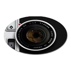 Vintage Camera Oval Magnet