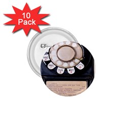 Vintage Payphone 1 75  Buttons (10 Pack)