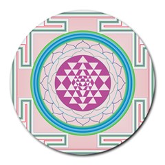 Mandala Design Arts Indian Round Mousepads