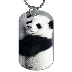 Panda Bear Sleeping Dog Tag (one Side)