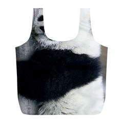 Panda Bear Sleeping Full Print Recycle Bag (l) by Sudhe