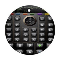 Scientific Solar Calculator Ornament (round)