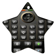 Scientific Solar Calculator Star Ornament (two Sides)