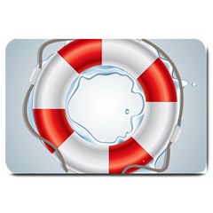 Spare Tire Icon Vector Large Doormat 