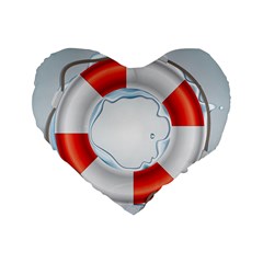 Spare Tire Icon Vector Standard 16  Premium Heart Shape Cushions by Sudhe