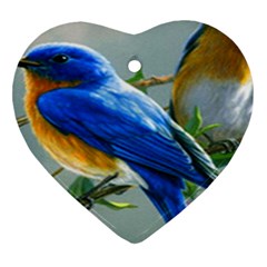 Loving Birds Ornament (heart)