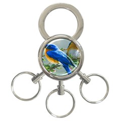 Loving Birds 3-ring Key Chains