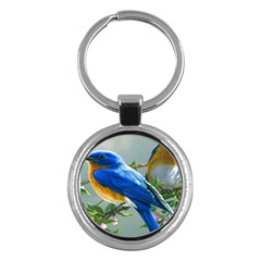 Loving Birds Key Chains (round) 