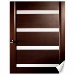 Minimalis Brown Door Canvas 12  X 16 