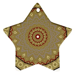 Mandala Art Ornament Pattern Ornament (star)