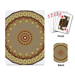 Mandala Art Ornament Pattern Playing Cards Single Design