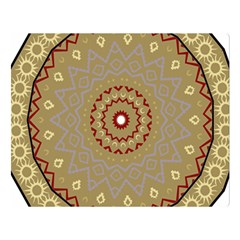 Mandala Art Ornament Pattern Double Sided Flano Blanket (large) 