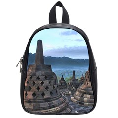 Borobudur Temple  Morning Serenade School Bag (small) by Sudhe