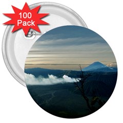 Bromo Caldera De Tenegger  Indonesia 3  Buttons (100 Pack)  by Sudhe