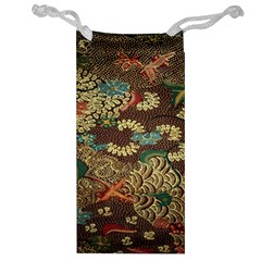 Colorful The Beautiful Of Art Indonesian Batik Pattern Jewelry Bag