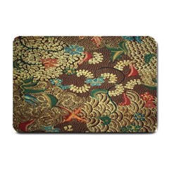 Colorful The Beautiful Of Art Indonesian Batik Pattern Small Doormat  by Sudhe