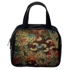 Colorful The Beautiful Of Art Indonesian Batik Pattern Classic Handbag (one Side) by Sudhe