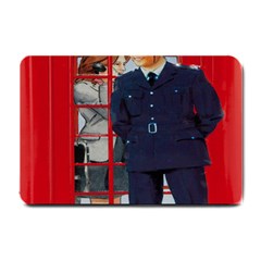 Red London Phone Boxes Small Doormat 