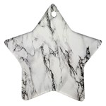 Marble Granite Pattern And Texture Ornament (Star) Front