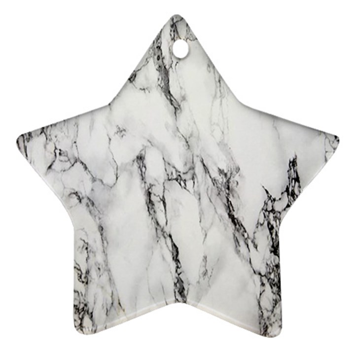 Marble Granite Pattern And Texture Ornament (Star)