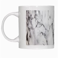 Marble Granite Pattern And Texture White Mugs