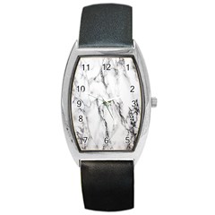 Marble Granite Pattern And Texture Barrel Style Metal Watch by Sudhe