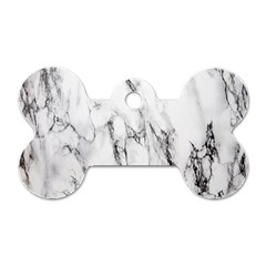 Marble Granite Pattern And Texture Dog Tag Bone (one Side)