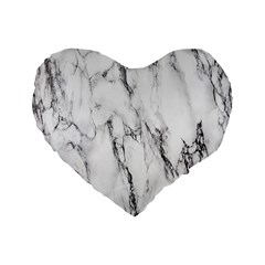 Marble Granite Pattern And Texture Standard 16  Premium Heart Shape Cushions by Sudhe