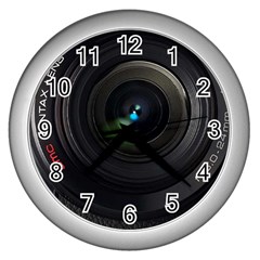 Vintage Camera Digital Wall Clock (silver)