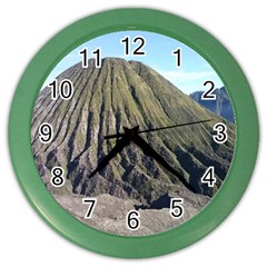 Mount Batok Bromo Indonesia Color Wall Clock