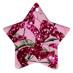 Love Browning Deer Glitter Star Ornament (two Sides)