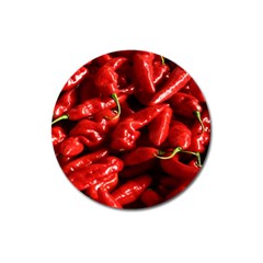 Red Chili Magnet 3  (round)