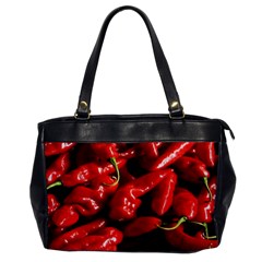 Red Chili Oversize Office Handbag by Sudhe