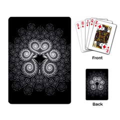 Fractal Filigree Lace Vintage Playing Cards Single Design