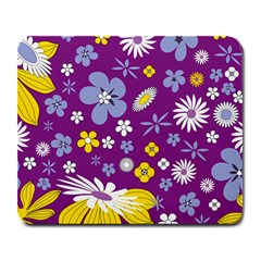 Floral Flowers Large Mousepads