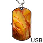 Flowers Leaves Leaf Floral Summer Dog Tag USB Flash (Two Sides) Front