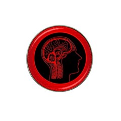 Artificial Intelligence Brain Think Hat Clip Ball Marker (10 Pack)