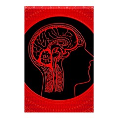 Artificial Intelligence Brain Think Shower Curtain 48  X 72  (small)  by Sudhe