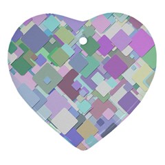 Colorful Background Multicolored Ornament (heart)