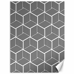 Cube Pattern Cube Seamless Repeat Canvas 36  X 48 