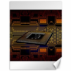 Processor Cpu Board Circuits Canvas 36  X 48 