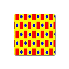 Pattern Design Backdrop Square Magnet