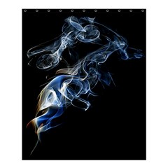 Smoke Flame Dynamic Wave Motion Shower Curtain 60  X 72  (medium)  by Sudhe